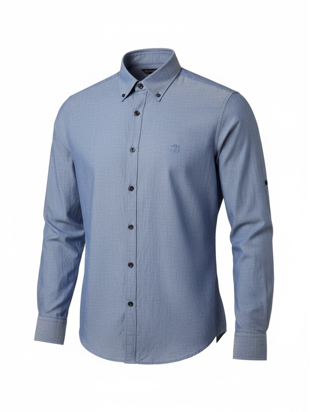 Brooks Brothers Blue Chambray Button-Down Shirt, Size 12 — Preppy